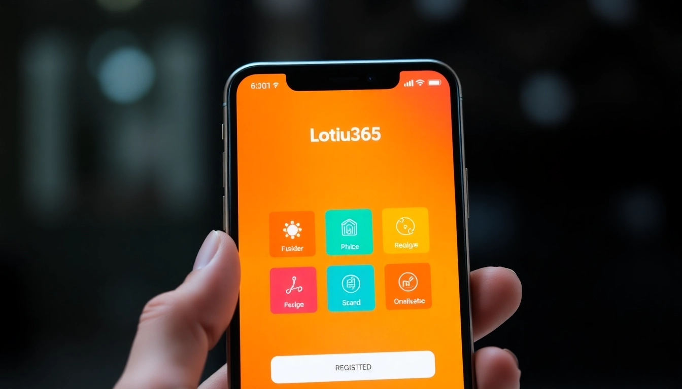 Easy Lotus365 Register process shown on a smartphone, colorful UI with registration steps highlighted for user clarity