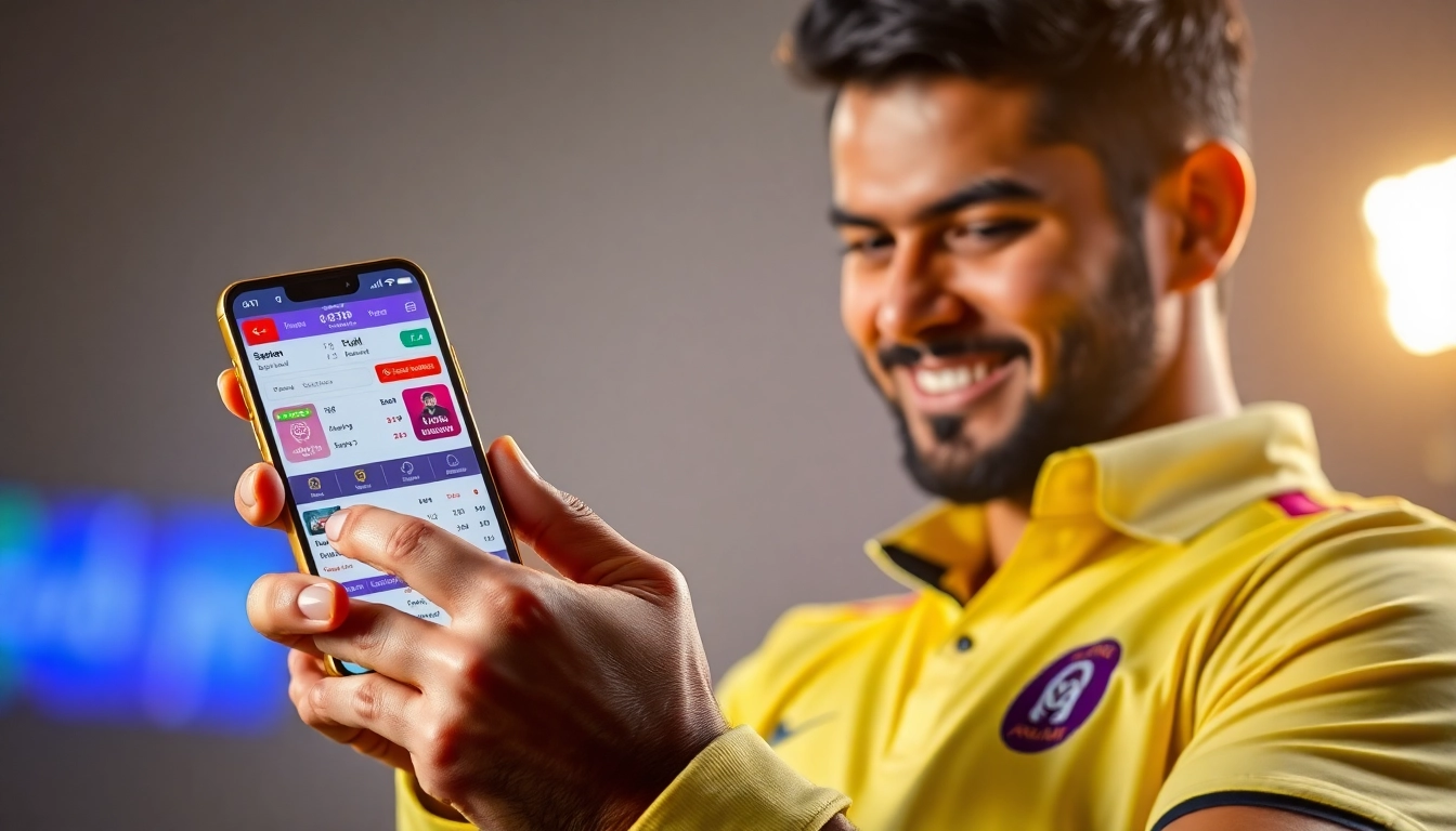 Reddy Anna online betting platform in action with live cricket scores on mobile, emphasizing trust and modern betting experience.